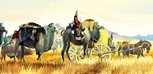 Nomad migration, Early Iron Age, Kazakhstan area Nomad migration, Early Iron Age, Kazakhstan area