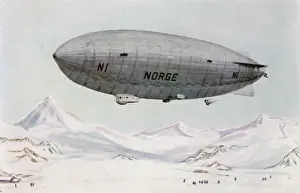Historical Flight Records Prints: NORGE IN ARCTIC
