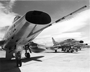 North American F-100C Super Sabres including 54-2089 North American F-100C Super Sabres including 54-2089