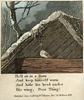 Nursery Rhyme Illustrations Prints: North Wind Doth Blow