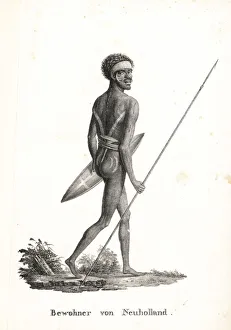 Noru Gal Derri, Aborigine warrior, Australia Noru Gal Derri, Aborigine warrior, Australia