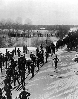 Norwegian Ski troops near Christiania, 1905 Norwegian Ski troops near Christiania, 1905