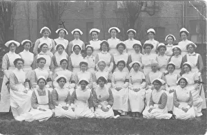 Nurses at Training School, Clapton, London Nurses at Training School, Clapton, London