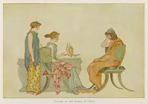 Greek Gods And Goddesses Prints: Odysseus & Circe