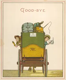 Vintage Transport In The UK Prints: Off in a Four-Wheeler