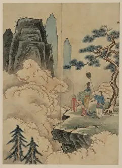 Woodblock Art Japan Prints: Offering to the mountain spirits