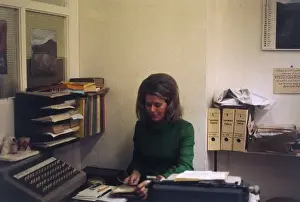 Female Office Worker Prints: Office Worker 1975