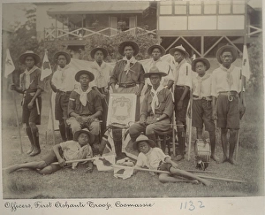 Officers of the 1st Ashanti Troop, Gold Coast, West Africa Officers of the 1st Ashanti Troop, Gold Coast, West Africa