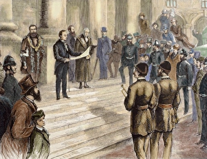 Official proclamation of Queen Victoria (1819-1901) as Empre Official proclamation of Queen Victoria (1819-1901) as Empre