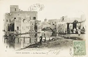 North Africa Architecture Prints: Old Bizerte, Tunisia