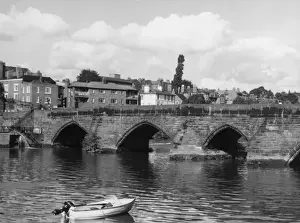 Medieval Bridge Architecture Prints: Old Dee Bridge