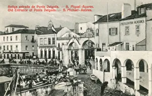 Old Entrance of Porta Delgada - St. Michaels, The Azores Old Entrance of Porta Delgada - St. Michaels, The Azores