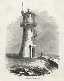 Old Hartlepool Lighthouse, north east England Old Hartlepool Lighthouse, north east England