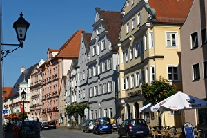 Old houses in Dillingen, Bavaria, Germany Old houses in Dillingen, Bavaria, Germany