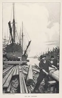 Carpenter At Work Prints: The Old Shipyard