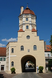 Old town gate, Aichach, Bavaria, Germany Old town gate, Aichach, Bavaria, Germany