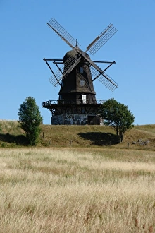 Old windmill at Molle, Skane, Sweden Old windmill at Molle, Skane, Sweden