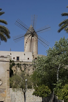 Old windmill at Palma, Mallorca, Spain Old windmill at Palma, Mallorca, Spain