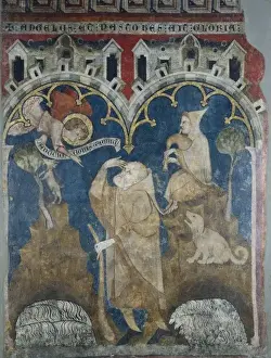 Annunciation To The Shepherds Prints: OLITE, Second Master of (14th c. ). The Annunciation