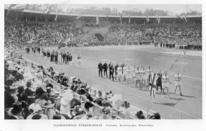 Prints of Opening ceremony Date: 1912 Sweden Prints: 1912 Olympics Opening Ceremony Print