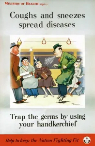 WWII London Underground Train Scene Print