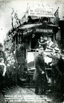 Accrington Collection: Opening of Accrington to Oswaldtwistle Tramway, Accrington