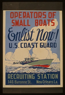 Operators of small boats enlist now! US Coast Guard Operators of small boats enlist now! US Coast Guard