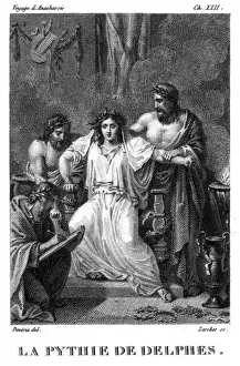 Greek Mythology Illustrations Prints: Oracle of Delphi