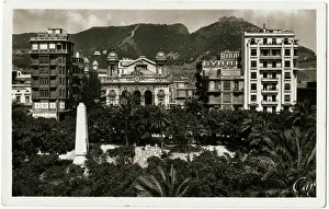 Oran, Algeria - Marshal Foch Square and Santa Cruz Hills Oran, Algeria - Marshal Foch Square and Santa Cruz Hills