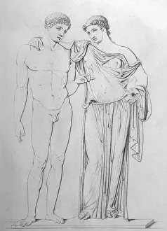 Classical Mythological Art Prints: Orestes & Electra