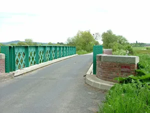 Original Bailey Bridge over the River Dives, Robehomme Original Bailey Bridge over the River Dives, Robehomme