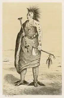 Osage Warrior Print