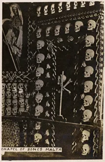 Ossuary Chapel of skulls - Valletta, Malta Ossuary Chapel of skulls - Valletta, Malta