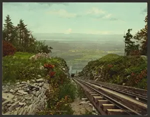 The Otis Elevating Railway, Catskill Mountains Print c1902