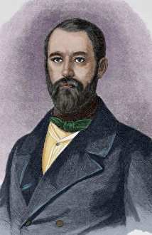 Otto von Bismarck (1815-1898). Colored engraving Otto von Bismarck (1815-1898). Colored engraving