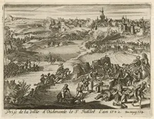 Print of the Siege of Oudenarde