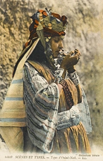 Ouled-Nahils, Algeria - Southern Algerian Woman Ouled-Nahils, Algeria - Southern Algerian Woman