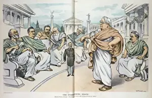 Puck Magazine Cartoons Prints: The overshadowing Senate