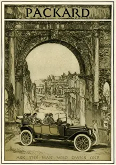 Packard Prints: Mary Evans Prints Online - Packard 38 Phaeton Print, 1913