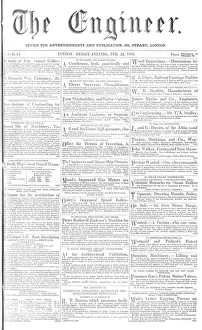 1856 Front Page of The Engineer Print