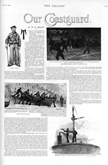 Page from The Graphic entitled Our Coastguard Page from The Graphic entitled Our Coastguard