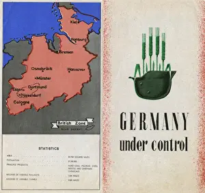 Print of Two Pages from a Postwar German Reconstruction Leaflet