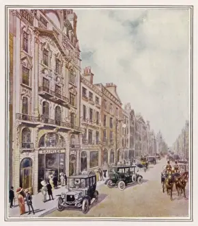 Pall Mall London Prints: Pall Mall / Daimler C1912