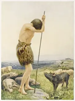 Prodigal Son Painting Prints: Parable of Prodigal Son