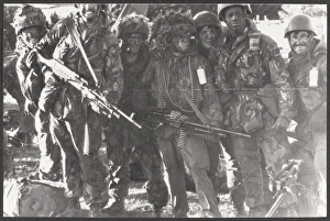 Paratroopers of 2nd Parachute Regiment near Port Stanley Paratroopers of 2nd Parachute Regiment near Port Stanley