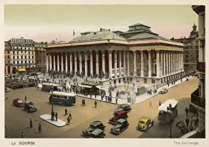 Paris Bourse 1920 Print
