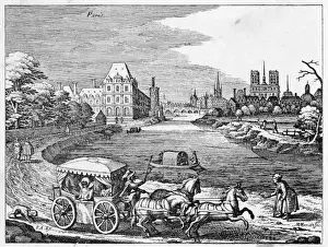 Seine River View Print