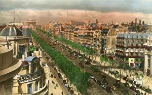 Paris, France - Avenue des Champs-Elysees Paris, France - Avenue des Champs-Elysees