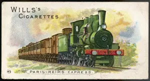 Classic Train Travel Prints: Paris - Reims Express