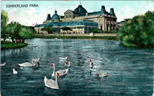 Prints of The Park, Sunderland, County Durham, England. Date: 1910s County Durham Prints: The Park, Sunderland Print, 1910s